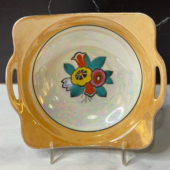 Noritake Lusterware Hand Painted Dish - Vintage Japan - Picture 2 of 6